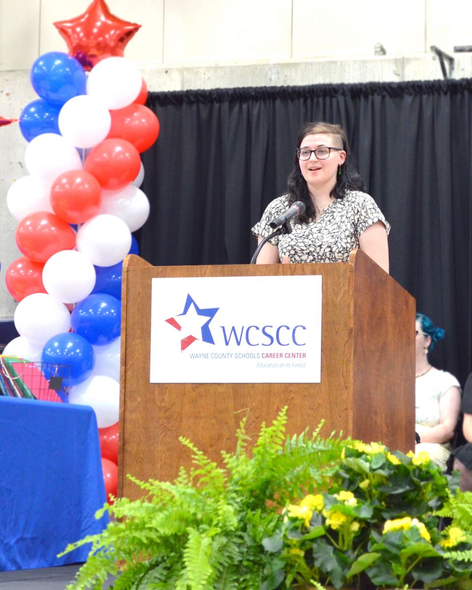 Lilie Haskin's Sr Recognition Lilie Haskins recalls her experience in a, “Year in Review” at the 2022 Wayne County Schools Career Center Senior Recognition Ceremony.