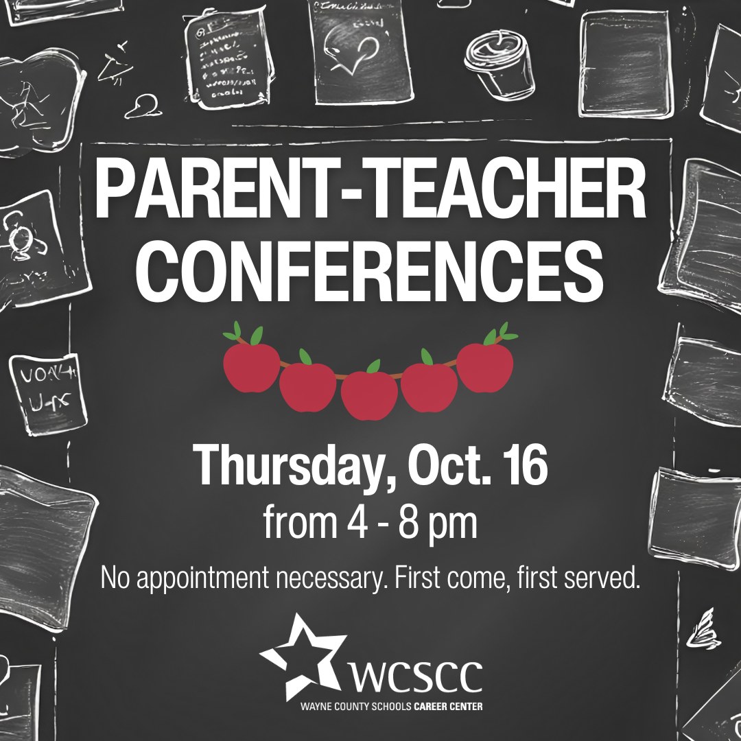 Parent-Teacher Conferences are October 16 from 4-8 pm Parent-Teacher Conferences are October 16 from 4-8 pm