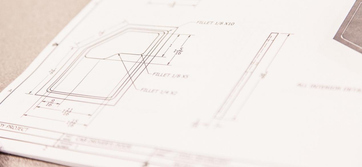 Image of CAD blueprint drawings 